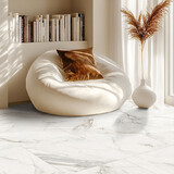 Gerflor Creation 55 Klebevinyl - White Marble 1743